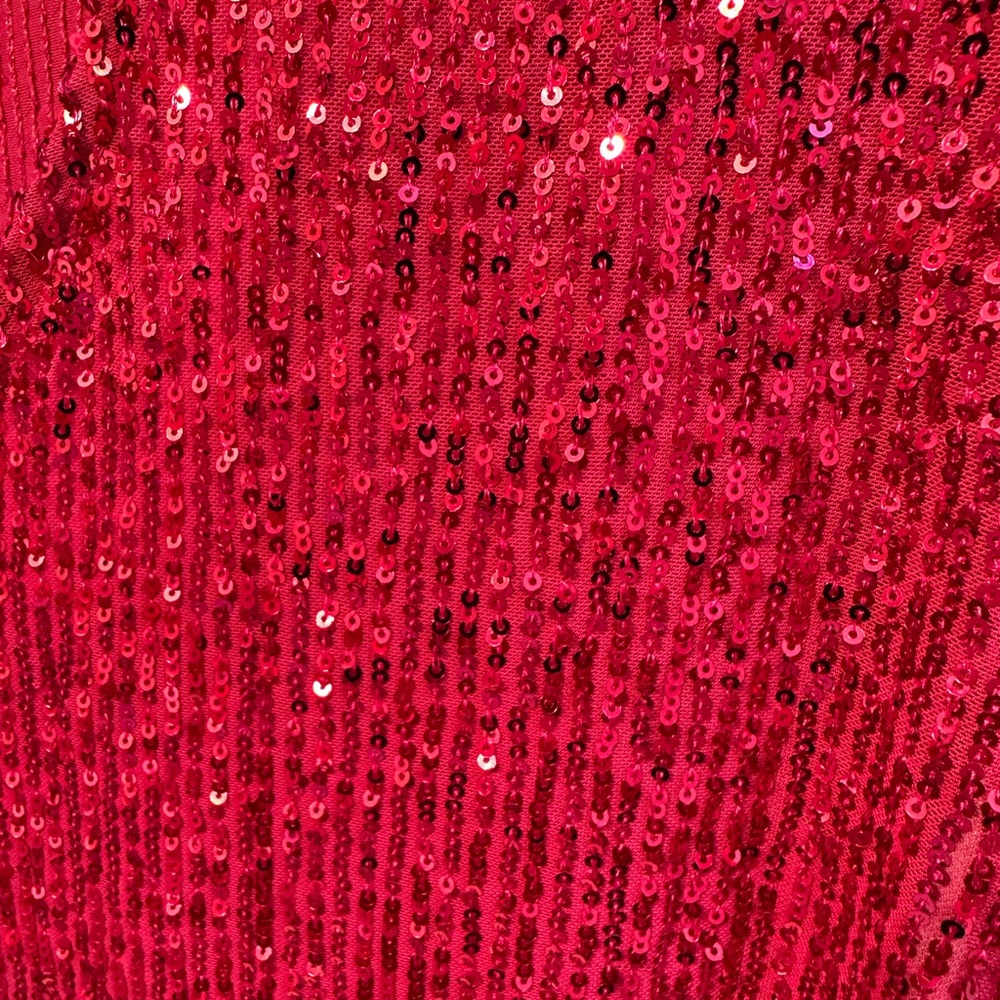CeCe Pink Sequin Blouse - Picture 2 of 3